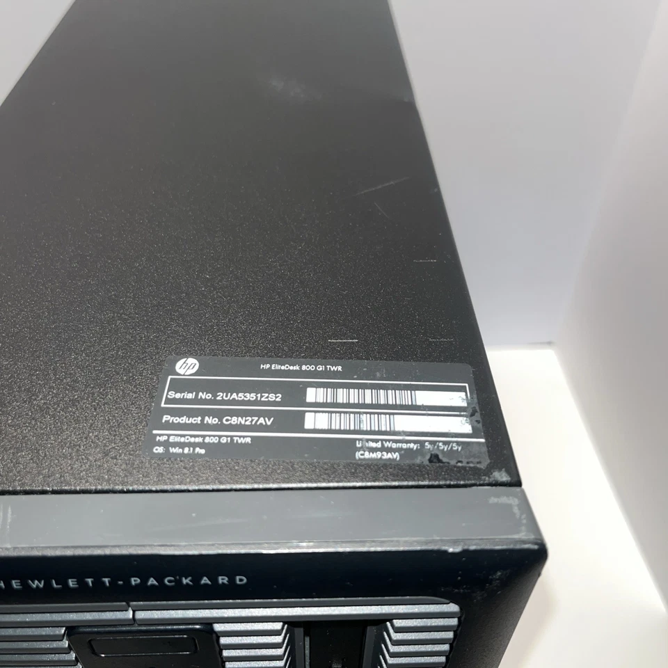 HP EliteDesk 800 G1 TWR Desktop PC | Intel Core I7 | 8GB RAM No HDD | Fast Ship - Image 2 of 4