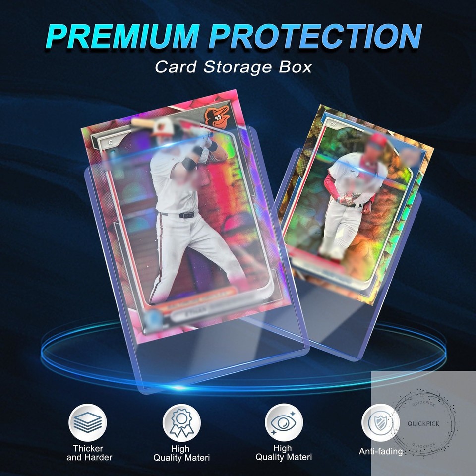 500/500 Card Sleeves Top Loaders for Cards,3