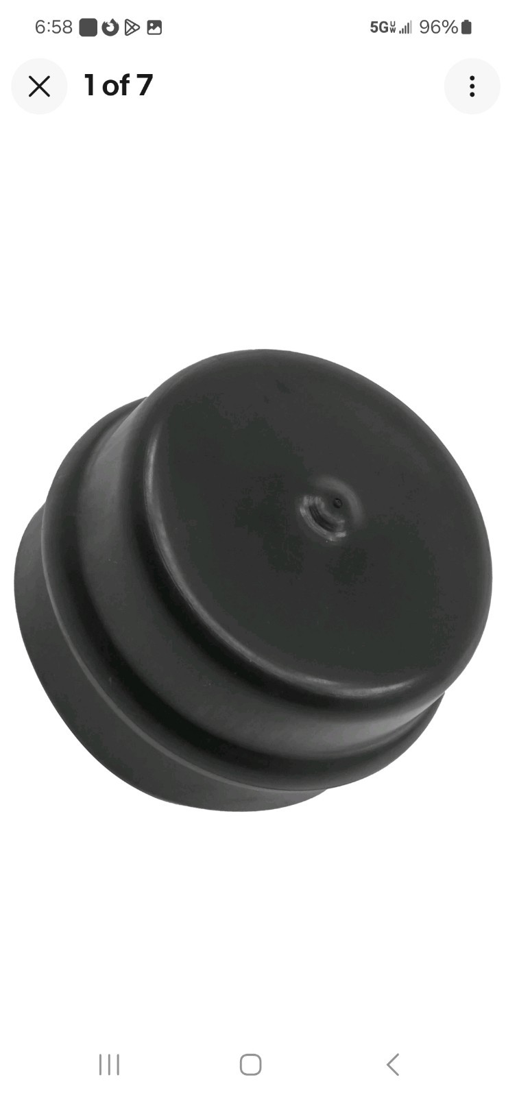 Caltric M123253 Wheel Cap For John Deere Lawn & Yard Tractor Width 1.14