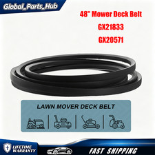 48" Deck Mower Belt Fits GX21833 GX2057 John Deere Flat L120 L130 145 D140 LA145