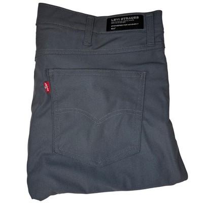 Levi Strauss 511 Men's Gray Engineered For Movement Pants W38 L32 Stretch