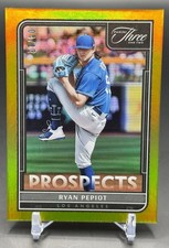 2022 Panini Three and Two Ryan Pepiot /12 Holo Gold Prospects 