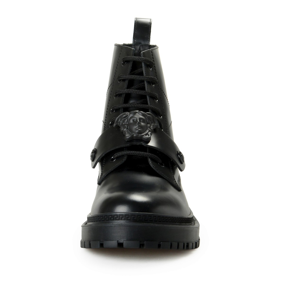 Versace Jeans Couture Black Mens Pull On Ankle Boots- Versace Jeans Couture Chunky Sole Ankle Lace Up Womens  main image 3