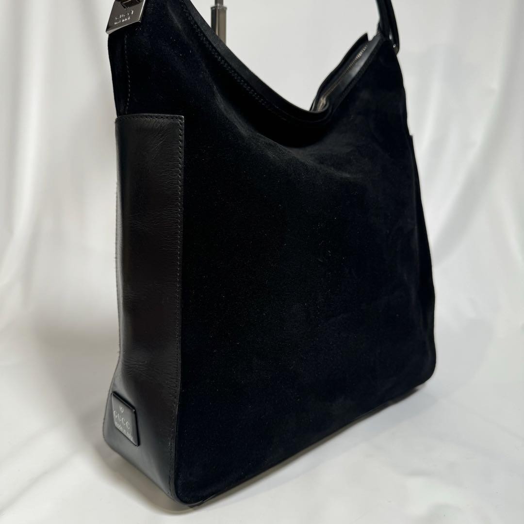 Gucci suede and leather tote bag imported from Japan