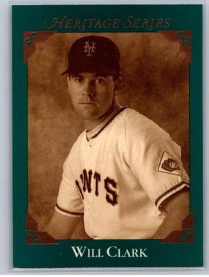 1992 Studio #BC-8 Will Clark Heritage