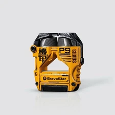 GRAVASTAR Sirius ANC TWS Earbuds War Damaged Yellow *Check Description* (USED)