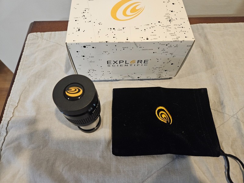 15mm Explore Scientific 1.25" 52-deg Telescope eyepiece Argon-Purged 52 degrees