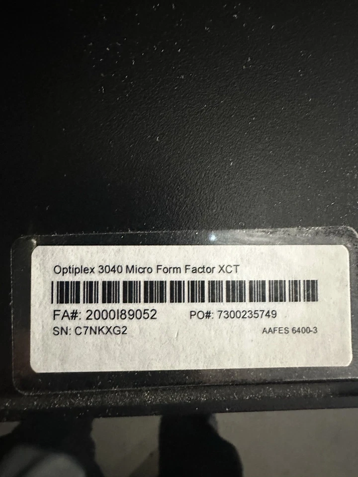 戴尔 OptiPlex 3040M 迷你台式机 PC(聚碳酸酯) — 第 4/4 张图片