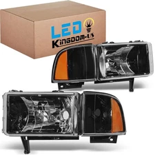 LEDKINGDOMUS Headlight Assembly,DOT-certified,Compatible with 1994-2001 Dodge...