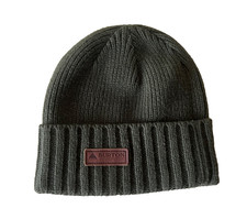 BURTON GREEN CUFFED CLASSIC BEANIE KNIT HAT WOMEN'S MEN'S ONE SIZE