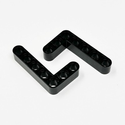 32526 LEGO Technic Parts Liftarm 3x5 L-Shape Thick BLACK (2)