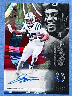 ‼️Topps 2025 Signature Class Jonathan Taylor‼️ Colts Auto Numbered /25🔥
