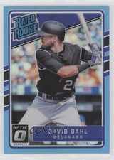 2017 Panini Donruss Optic Rated Rookies Carolina Blue Prizm 49/50 David Dahl y0i
