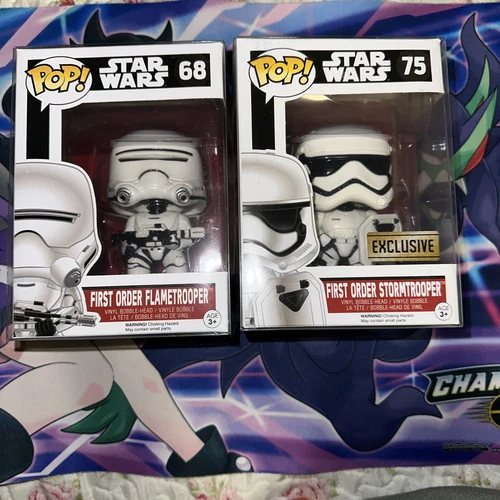 Funko Pop! Star Wars: First Order Stormtrooper #75 & Flametrooper #68
