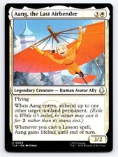 Aang, the Last Airbender 4 Avatar: The Last Airbender Magic: The Gathering NM