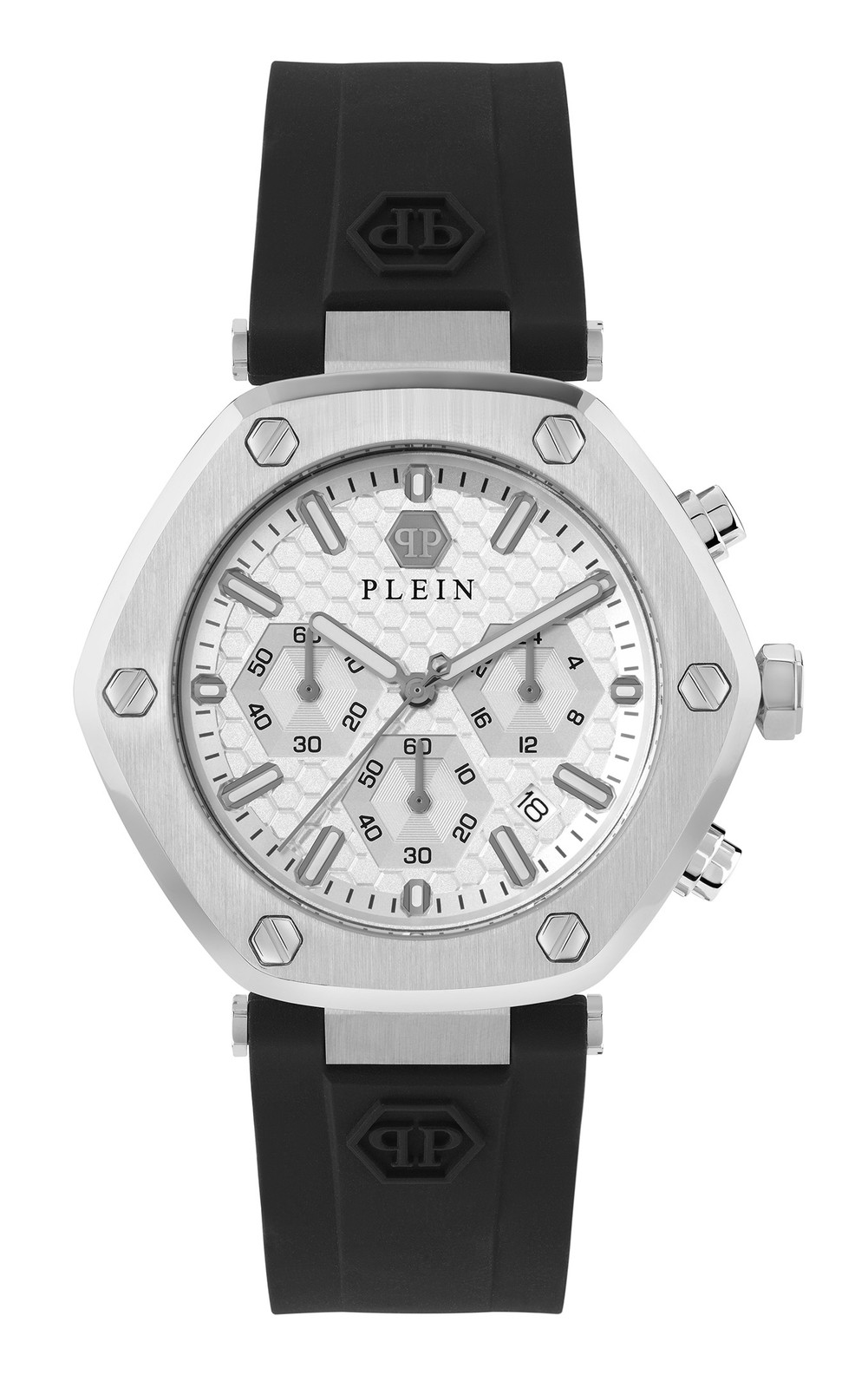Philipp Plein Black Mens Chronograph Watch The Hexagon Chrono PWZBA0123