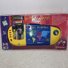 Leap Frog National Geographic REALLY WILD ANIMALS 1997 Includes Cards - TESTED