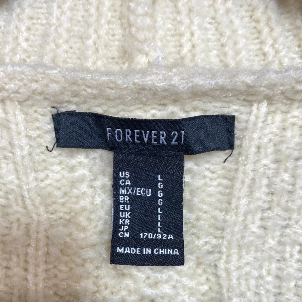 Suéter floral bordado vintage para mujer Cottagecore vainilla francesa talla L Foto 4 de 4