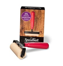 Soft Rubber Brayer - Printmaking Roller Tool for Gel Block Printing 3-Inch