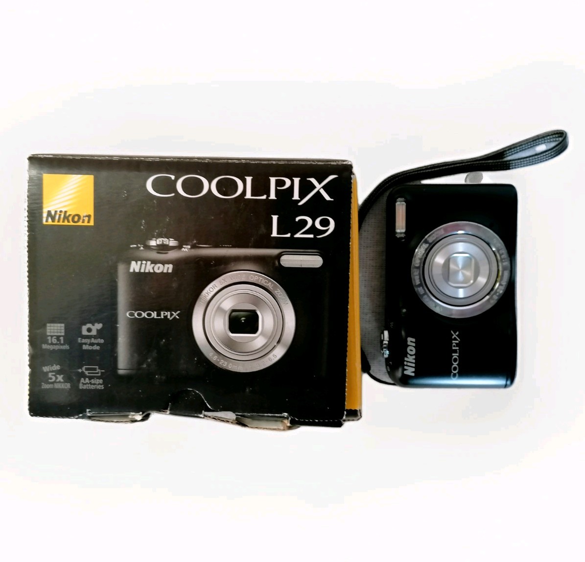Nikon COOLPIX L29 16.1MP Digital Camera - Black for sale online | eBay