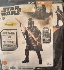 New Rubies STAR WARS Mandalorian Halloween Costume Medium BOYS 8-10