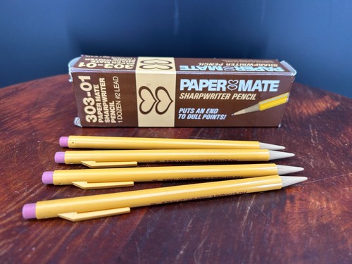VTG Paper Mate SharpWriter Mechanical Pencils HB #2 Yellow 4 Count Twist