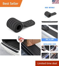 40.94 Car Rear Bumper Guard - Flexible Anti-scratch Rubber Protection For Suvs