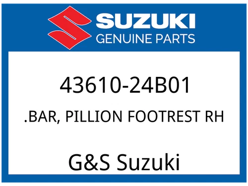 BAR, PILLION FOOTREST RH