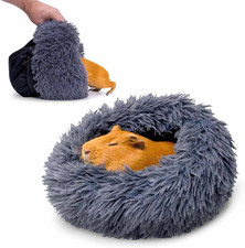 ® Furr-O™ Burrowing Pet Bed for Guinea Pigs and Other Small Animals (Dark Gray)