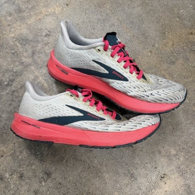 Brooks Hyperion Tempo Shoes Womens 7 Pink Running 1203281b110 *STAINS NO INSOLES