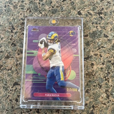 2025 Topps Finest  Puka Nacua Purple Refractor/200