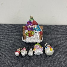 Old World Christmas Blown Glass Ornaments 6 Ornaments Lot