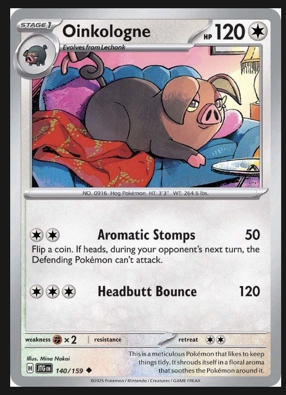 Oinkologne 140/159 - Journey Together Reverse Holo - NM