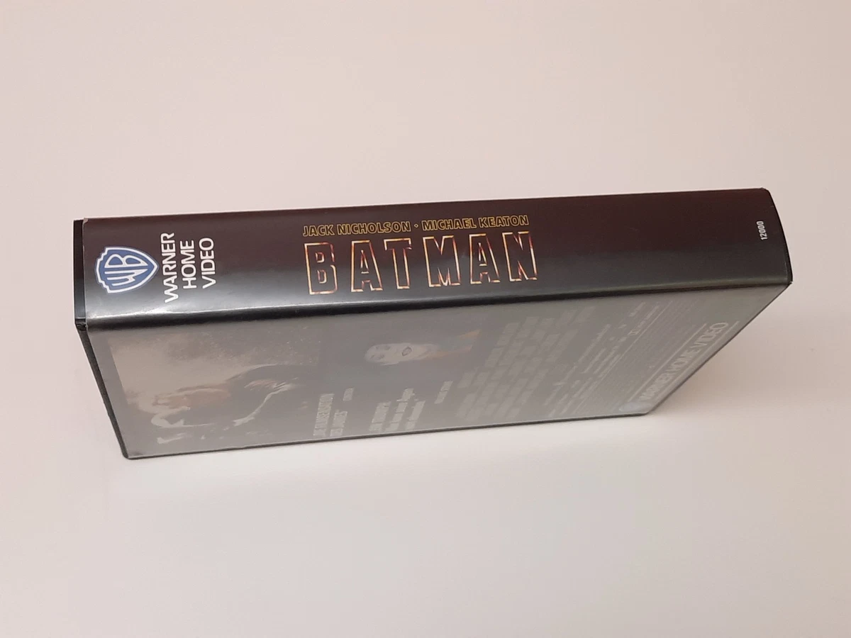 Batman 1989 VHS German PAL Warner Video Michael Keaton Jack Nicholson Tim Burton