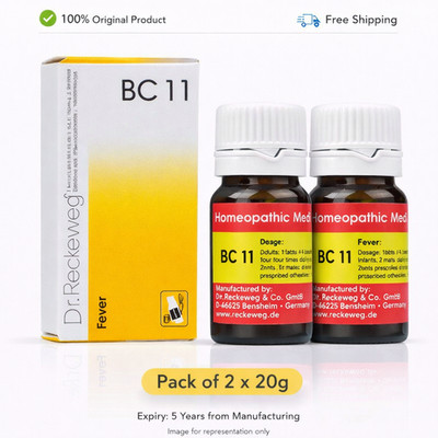 Dr Reckeweg BC 11 Tablets 20g Homeopathic General Wellness Support 2 Pack