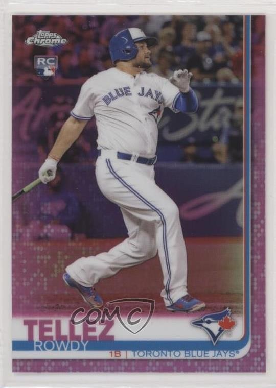 2019 Topps Chrome Pink Refractor Rowdy Tellez #2 w1s