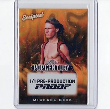 Gold Lava 1/1 Pre Prod Proof • Michael Beck 2026 Leaf Metal Pop Century #BA-MB2