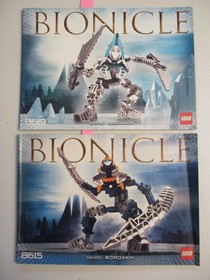 Lego BIONICLE / TECHNIC Lot - Keerakh Bordakh Vakama Turakh + 100s of parts