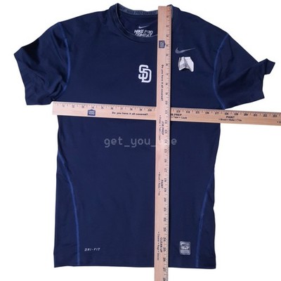 NWOT Nike San Diego Padres Pro Combat Compression Shirt Navy XL | eBay