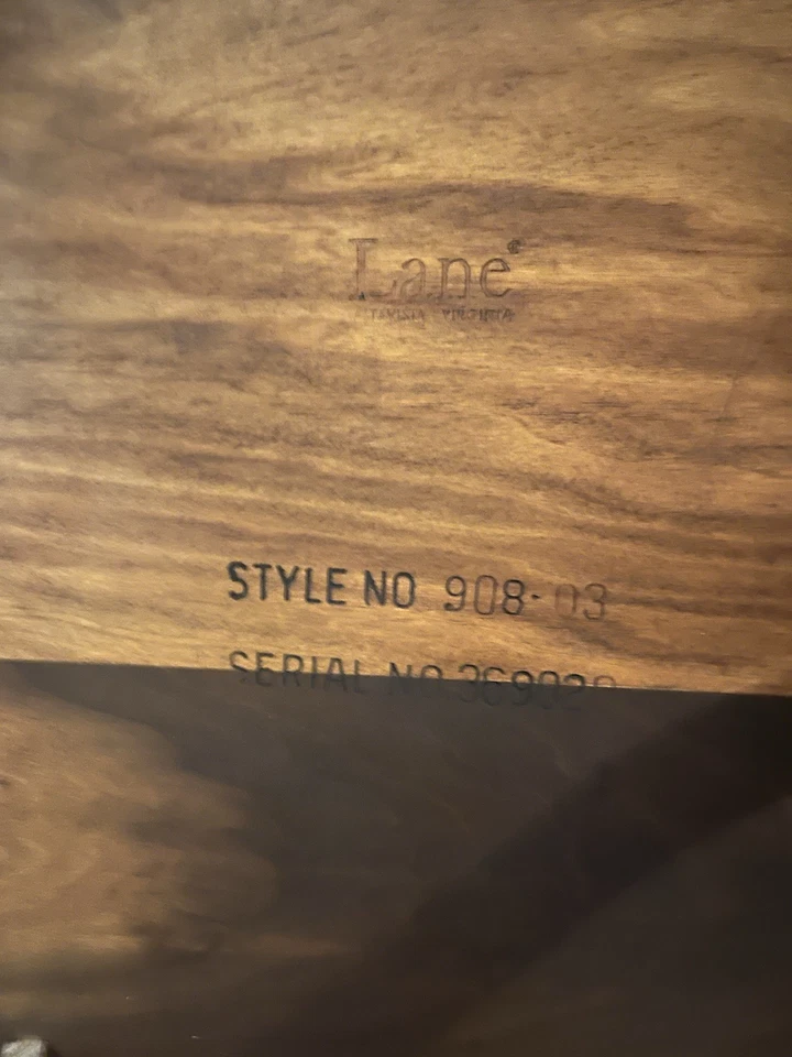 Warren Church / Lane Mid Century Perception Round Walnut Coffee Table In Walnut - Image 4 of 4