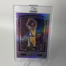 Myles Turner 2024-25 Panini One And One /25 Purple Indiana Pacers #95