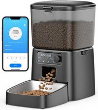 Oneisall 3.5L Distributeur Croquettes Chat Automatique avec Application