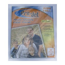 Projet A4 140gsm Self Adhesive Gloss Photo Paper 200, 400 Sheets 