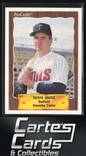 Deryk Gross 1990 ProCards Kenosha Twins #2306 Minnesota Twins