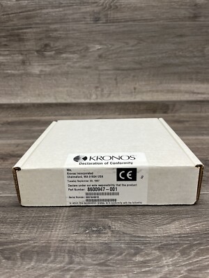 Kronos 8600947-001 Ethernet Option Board 400 Series