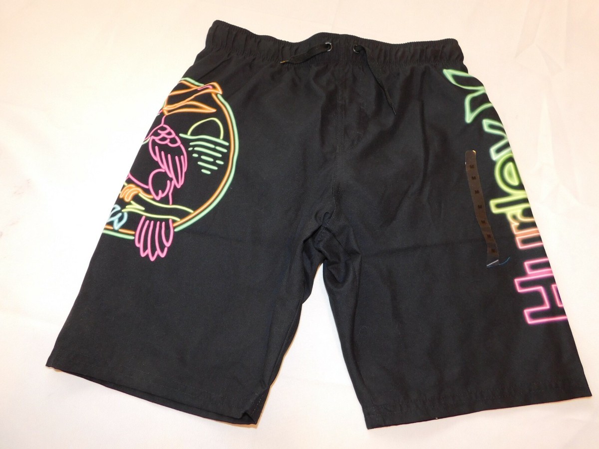 Hurley Youth Boy's Board Shorts Swim 984070-023 Black Toucan Size