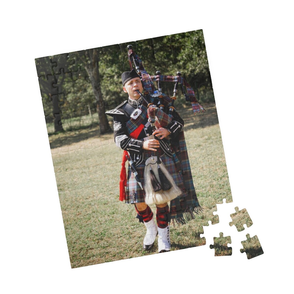 Highland Bagpiper Puzzle! 110piece (approx. 12.5 x 8.5") eBay