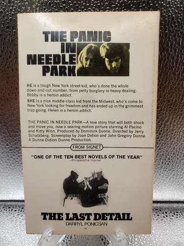 James Mills The Panic in Needle Park 1967 1st Printing Signet Q4681 Unread Clean - Picture 2 of 5