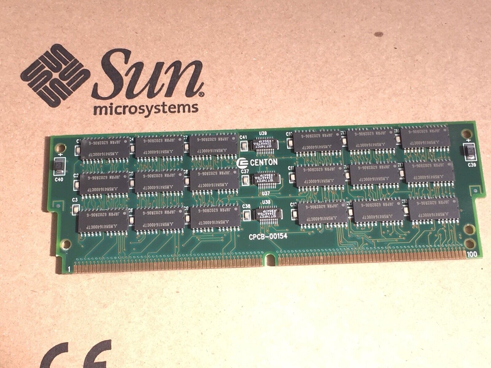 CENTON  CPCB-00154, 64MB DIMM,60ns, 200Pin,for SparcStation 10 & 20 , Test-PASS