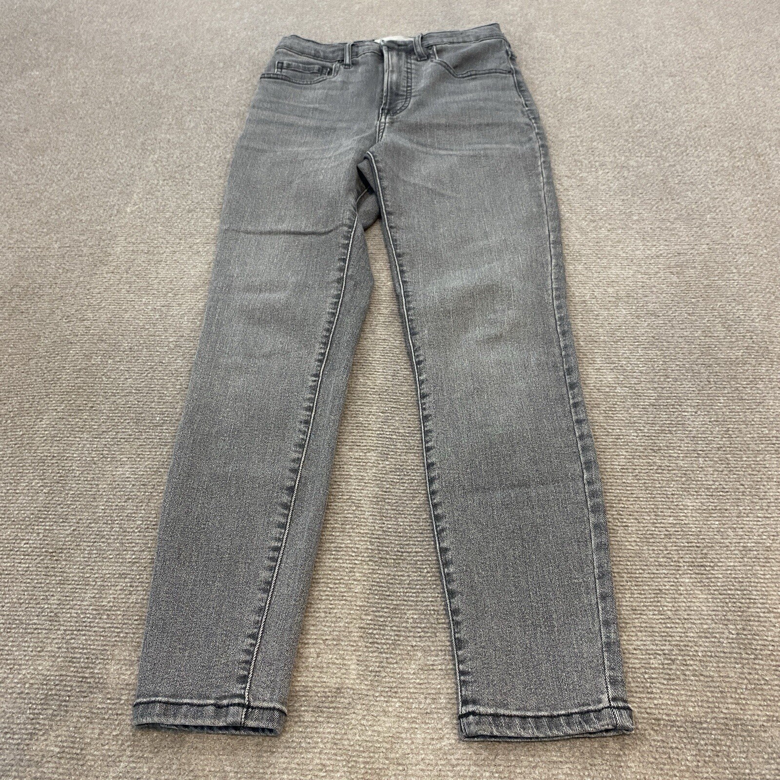 Everlane High Rise Ankle Jeans Women's Size 26 Black Stretch Denim 27